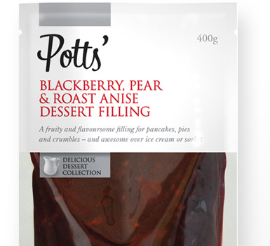 Potts' Blackberry, Pear and Roast Anise Dessert Filling